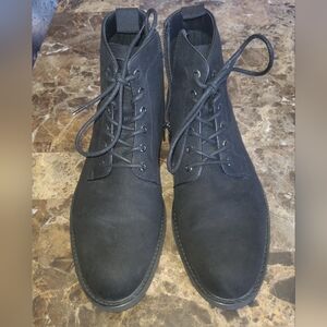 H&M Men's Black Lace-Up Boots